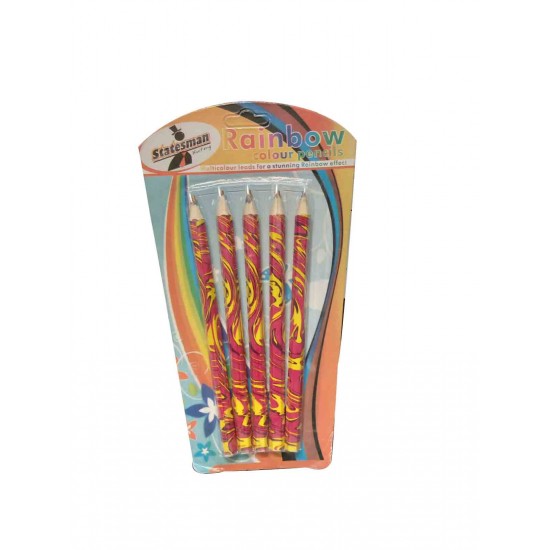 Rainbow Multi-color Drawing Pencil 5PCS