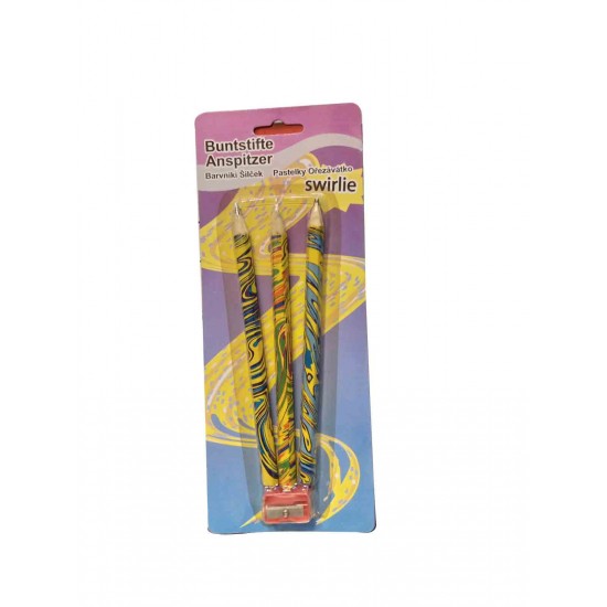Rainbow Multi-color Drawing Pencil 3PCS