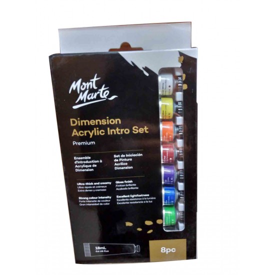 MONT MARTE DIMENSION ACRYLIC INTRO SET 8PCE 