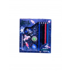 ERASER & PENCIL SET SPACE STATION